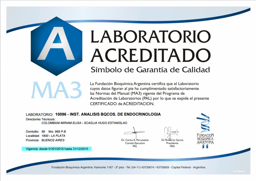 Acreditación MA3